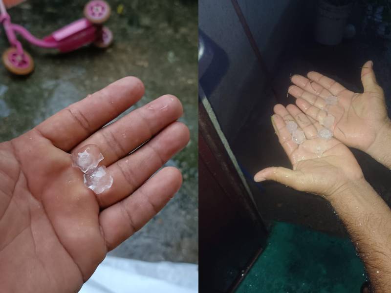 Granizo sorprende a habitantes de Tonalá hay afectados El Momento