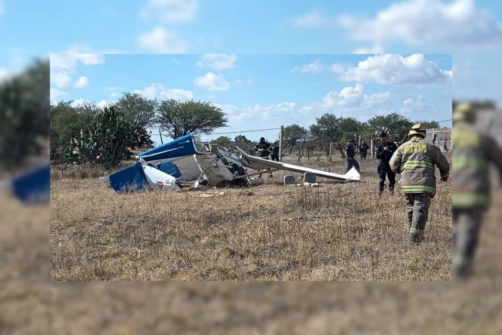 Avioneta De Escuela De Pilotos Se Desploma En Aguascalientes Hay 2