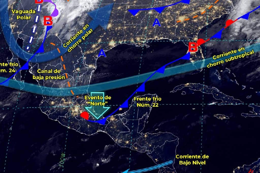 Frente Fr O N Mero Se Extiende Sobre El Golfo De M Xico El Momento