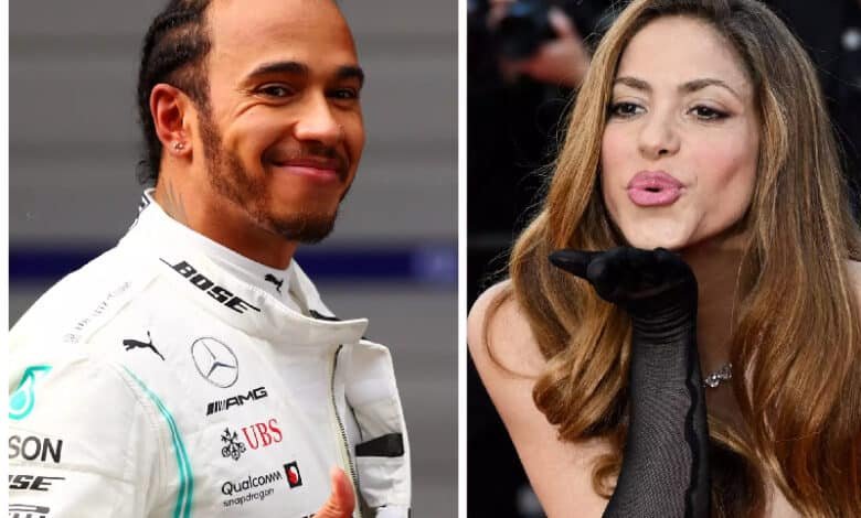 Lewis Hamilton prohibe el acceso a Shakira en Silverstone