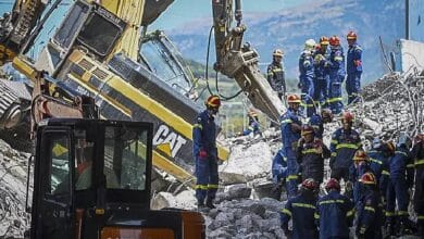 Colapsa puente en Grecia se reporta un fallecido y ocho heridos