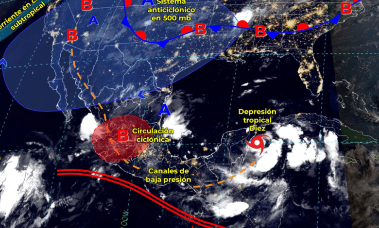 Cielo nublado con alta probabilidad de lluvia para Chiapas