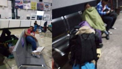 Quedan varados en Puebla pasajeros que venían a Chiapas