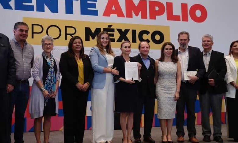 Frente Amplio por México presenta a sus aspirantes finalistas a candidatura presidencial