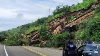 Derrumbe en San Cristobal.