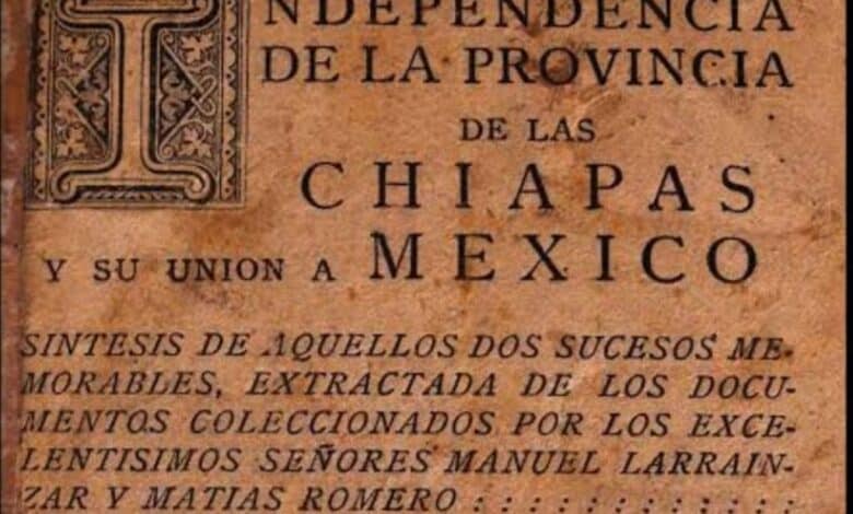 Independencia de Chiapas.