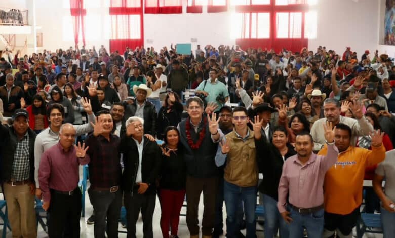 Carlos Morales visitando más municipios en Chiapas