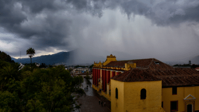 Cielo nublado con probabilidad de lluvia para Chiapas