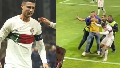 Cristiano Ronaldo es lesionado por un aficionado