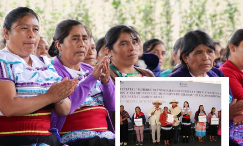 Entregan premio estatal a las mujeres rurales de Chiapas (1)