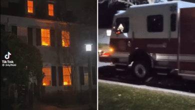 Familia decora su casa con 'fuego' en EU; Alerta a bomberos