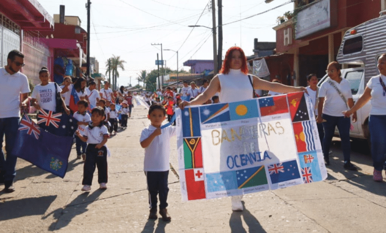 Niños de Tapachula marcharon por la paz, armonía y tolerancia
