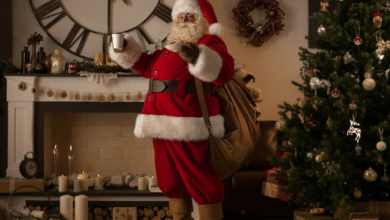 Santa cae al vacío desde un piso 24