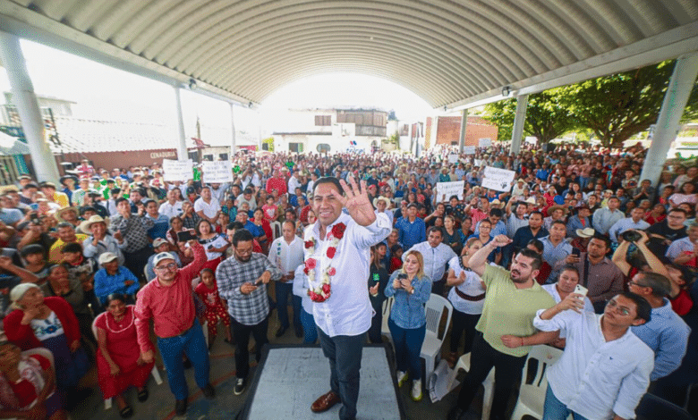 El candidato Eduardo Ramírez visitó Ocotepec, Chiapas