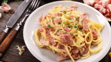 Delicias italianas Receta de pasta carbonara