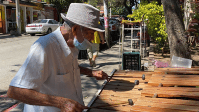 El Ángel de la marimba en Chiapas