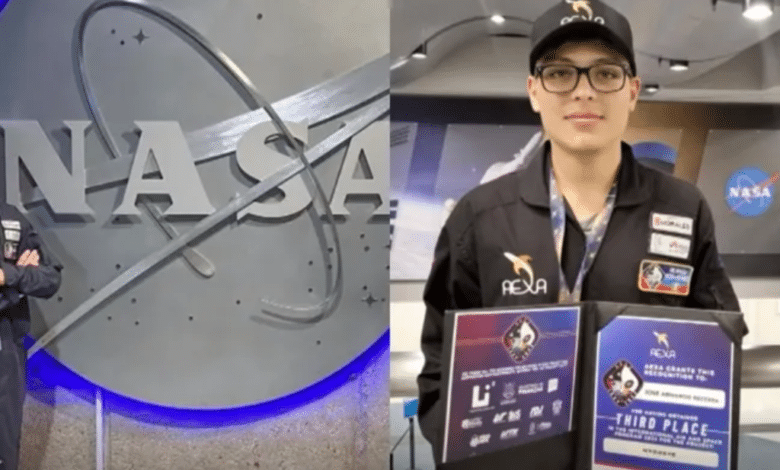 Estudiante mexicano logra tercer lugar en concurso internacional de la NASA