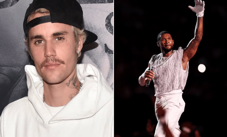 Justin Bieber habría rechazado la invitación de Usher para participar en el Super Bowl