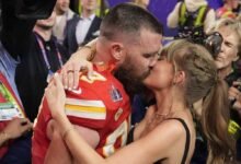 VIDEO. Taylor Swift y Travis Kelce festejan con beso el Super Bowl LVIII