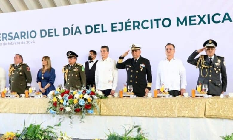 Conmemoran en Chiapas el Día del Ejército Mexicano