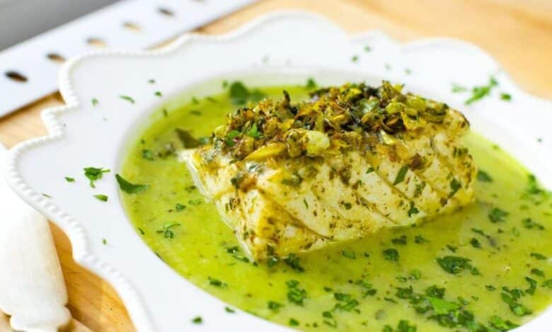 Filete de Pescado en salsa de cilantro; una deliciosa opción de cuaresma