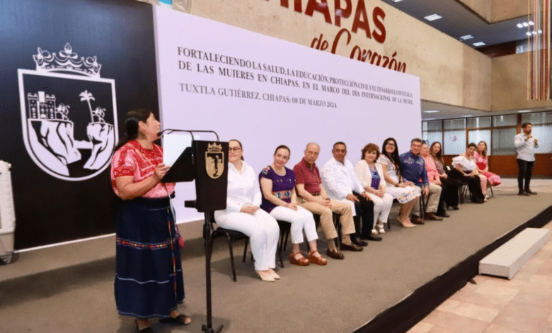 En Chiapas se garantizan derechos de las mujeres en Salud y Educación