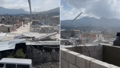 Fuerte 'tornado' en San Cristóbal daña varias viviendas en Nueva Esperanza