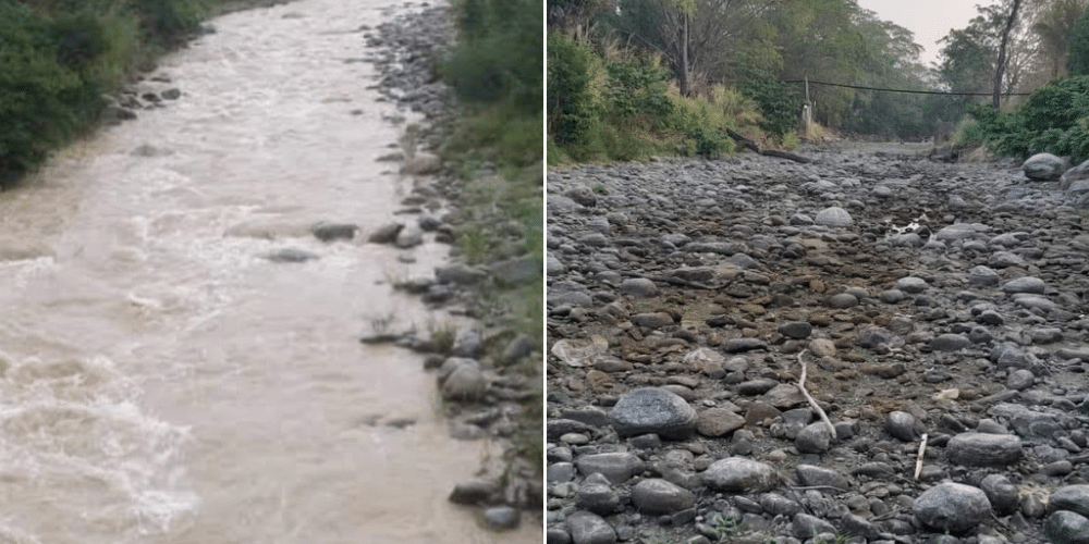 Se seca el río Pijijiapan y afecta a más de 60 mil residentes