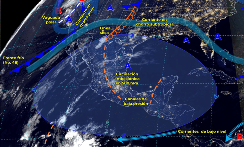 Temperaturas vespertinas superarán los 40 °C en varias regiones de México, acompañadas de vientos intensos