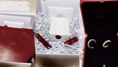 Video: Joven que compró aretes Cartier en 237 pesos hace "unboxing"