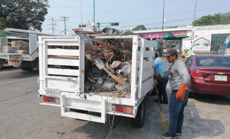 Refuerzan acciones de limpieza en Tapachula