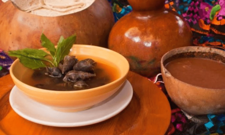 Asi es el caldo de caracol en Chiapas