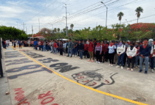Marchan normalistas en Tuxtla Gutiérrez