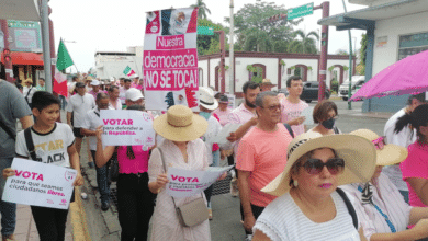 La 'Marea rosa' en Tapachula incitó a votar el 2 de junio