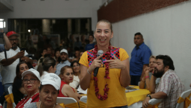 Olga Luz visita las palmas en Tuxtla Gutiérrez