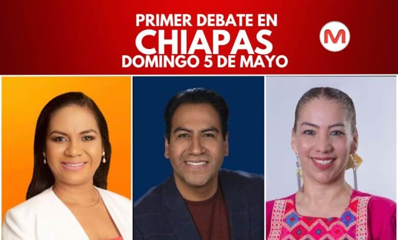 Sigue la cobertura especial del debate a la gubernatura por Chiapas