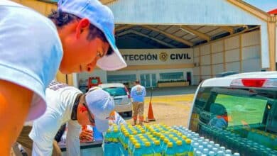 En marcha operativo de hidratación de Protección Civil