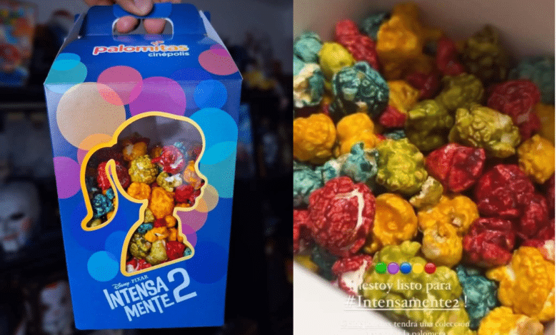 Lanzan palomitas de colores edición especial por estreno de "Intensamente"