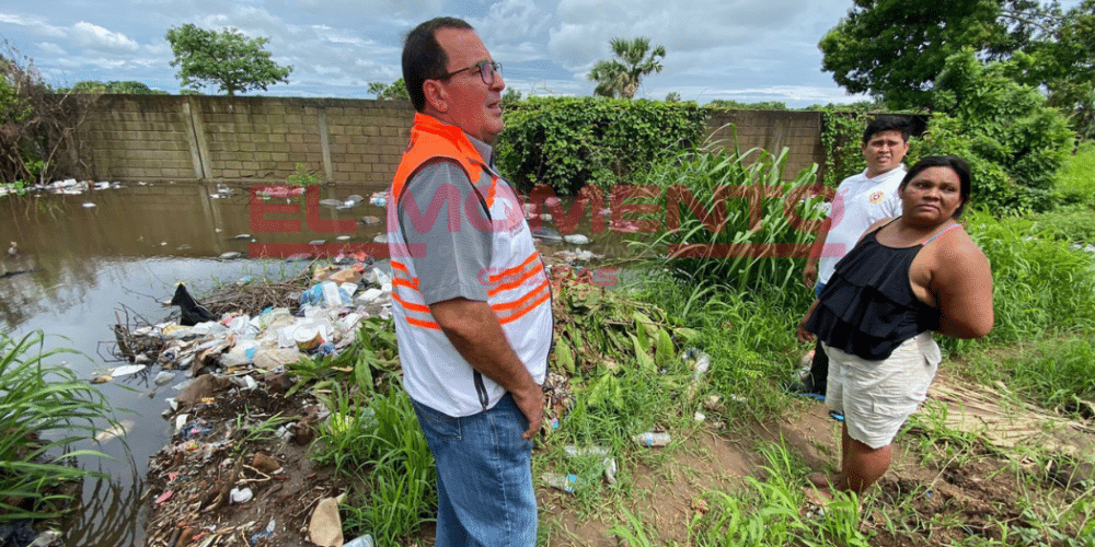 Habilitan canal de desfogue en las comunidades anegadas de Tapachula