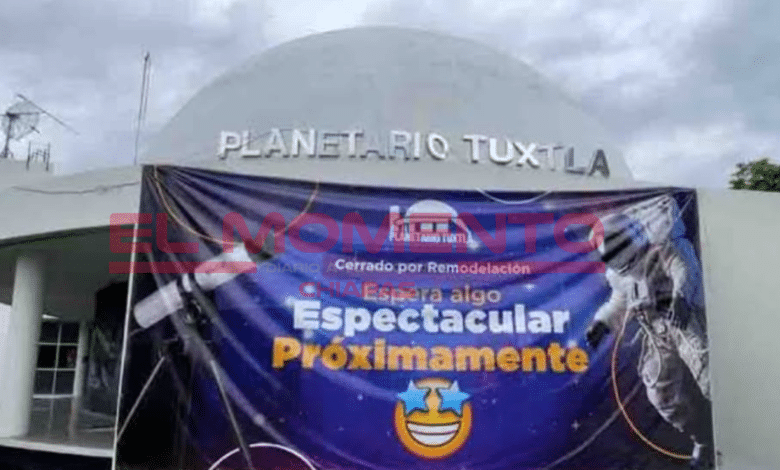 Casi terminan de modernizar planetario de Tuxtla Gutiérrez