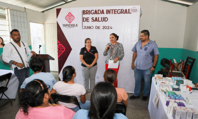 Llevan brigada de Salud a colonias más vulnerables en Tapachula