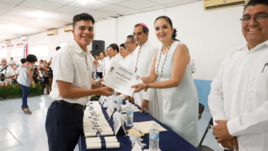 Graduación del bachillerato en Colegio Miguel Hidalgo de Tapachula