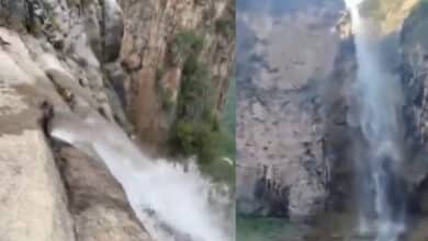 Descubren que cascada más alta de China es "fake"