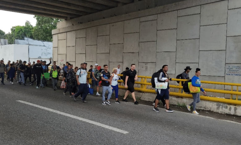 Continúa el flujo de los migrantes en Tapachula
