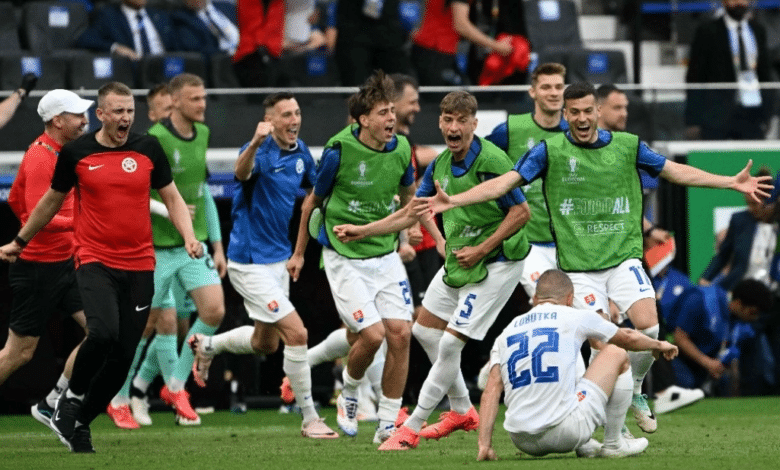 Eslovaquia sorprende a Bélgica y se lleva la victoria