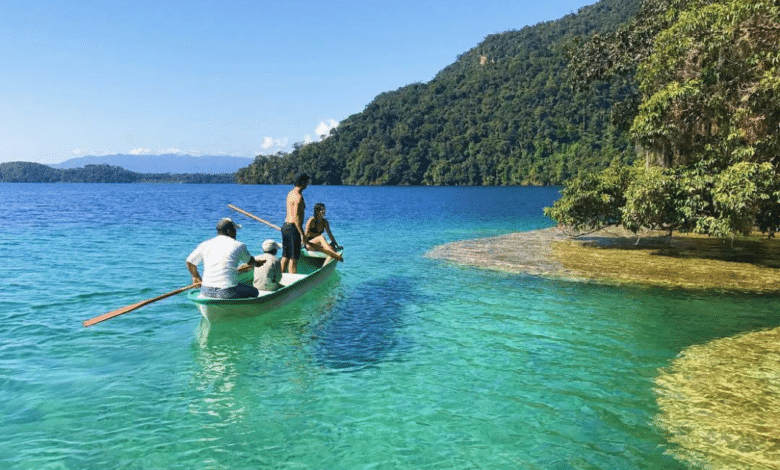 Conoce la Laguna Miramar una impresionante joya natural de Ocosingo, Chiapas