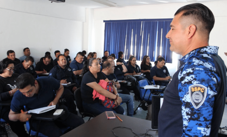 En Tuxtla Gutiérrez se priorizo la capacitación permanente a elementos de la Policía Municipal, con el objetivo de profesionalizar a los elementos