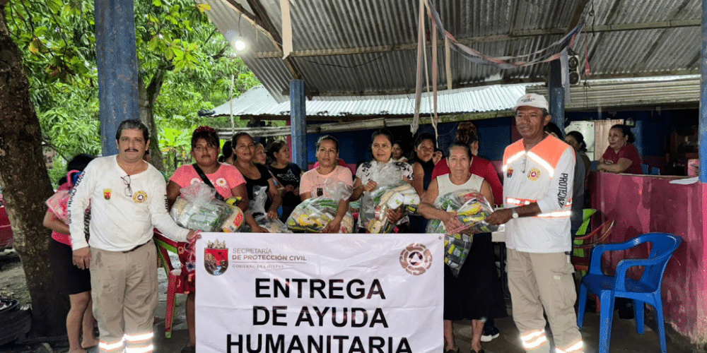 Atienden a población afectada por lluvias; Protección Civil de Chiapas mantiene llamado a la prevención