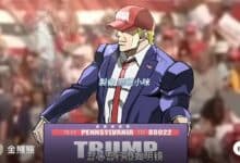 Crean anime de Donald Trump, inspirado en atentado que sufrió