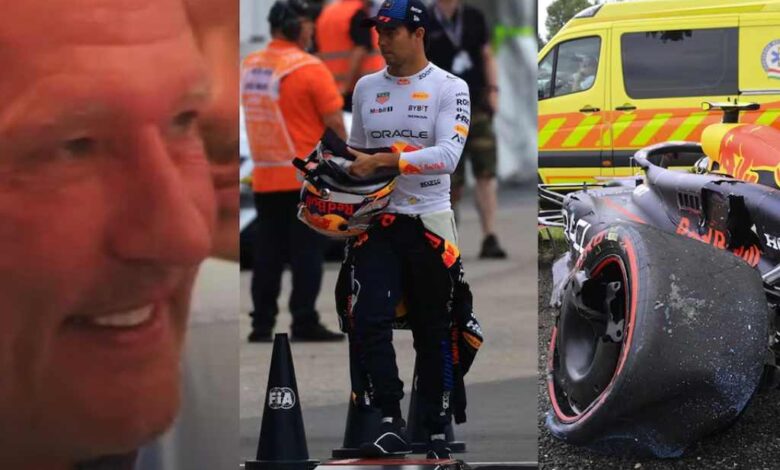 Papá de Max Verstappen se burla del accidente de "Checo" Pérez